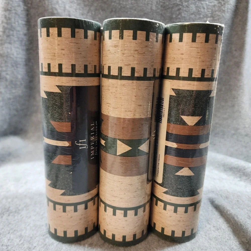 Vintage Imperial Fine Interiors Wallpaper Border Rolls 5‎ Southwestern Geometric
